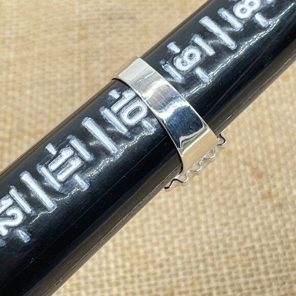 Jay King Sterling Silver Lapis Ring Cushion Cut Lattice Design Size 9.5 Signed - Picture 10 of 10